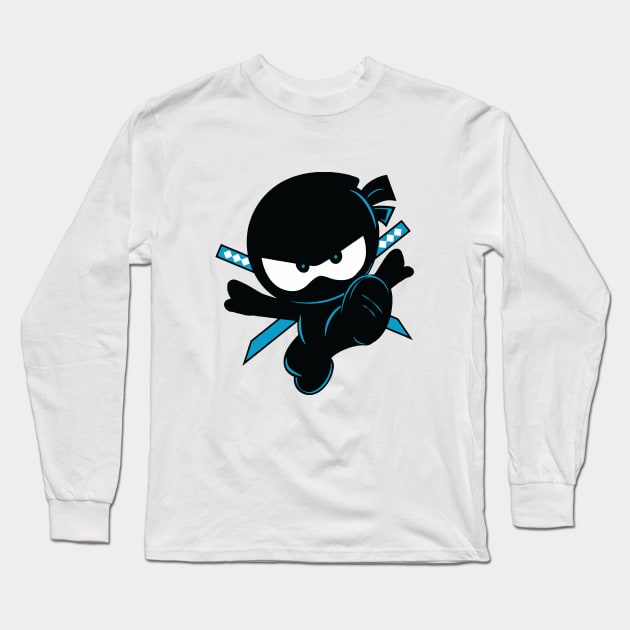 Ninja Kidz Long Sleeve T-Shirt by TypeTees